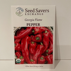Georgia Flame Pepper (Hot), Organic